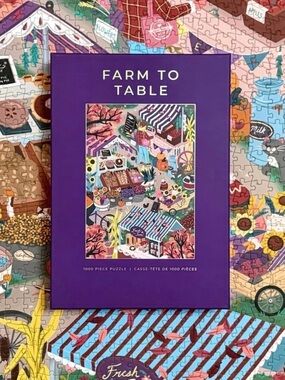 Hobbry Farm to Table 1000 Piece Jigsaw Puzzle